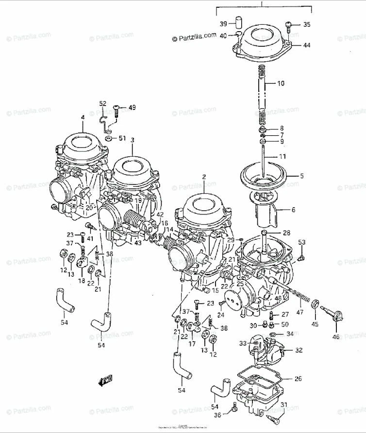 93 Suzuki GSX600F GSX600 GSX 600 KATANA CARBURADOR ETAPA 5 JET KIT 37.5 125 Foto 2 de 4