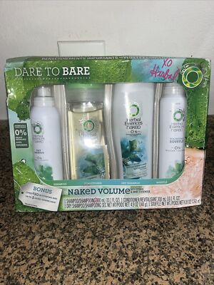 Herbal Essences Naked Volume Shampoo Conditioner Dry Shampoo Souffle Mousse Set