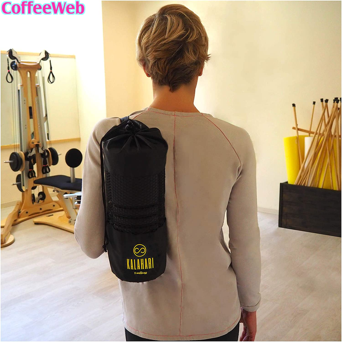 Set Foam Roller KALAHARI 3 In 1 - Con Rullo, Palla Doppia, Riccio E Borsa - Foto 4