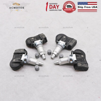 #ad Set of 4 433mhz TPMS Tire Pressure Sensors 2012 2020 for Tesla Model S X 3 $26.21