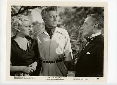 Vintage 8x10 Actress Lana Turner in Mr. Imperium 1951 w Ezio Pinza