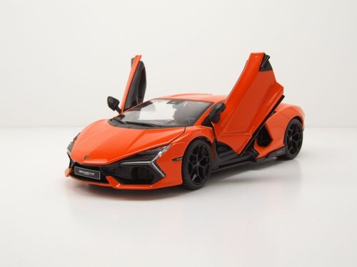 Lamborghini Revuelto 2023 Naranja Coche a Escala 1:24 Bburago - Imagen 4 de 10