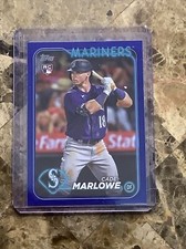 Cade Marlowe RC 2024 Topps Series 1 BLUE PARALLEL Seattle Mariners #286 B-15