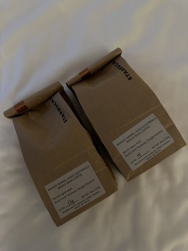 NEW STARBUCKS RESERVE KNOB CREEK BOURBON WHISKEY BARREL-AGED GUATEMALA, 2 Pack - Picture 5 of 5