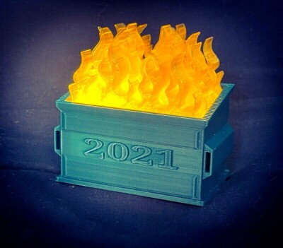 2021 Dumpster Fire - Christmas Decoration Commemorative Holiday Gift Personalize