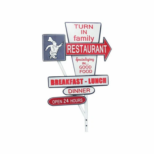 Targhe e cartelli in metallo per la decorazione della casa