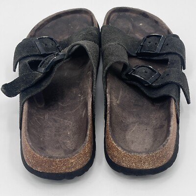 Birkenstock Black Betula Slides 2 Strap Sandal Size 37  display picture 3