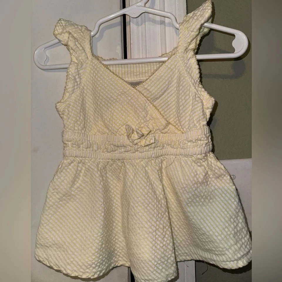 Vestido vintage especial bebé orgánico 100 % algodón 6/9 m nuevo sin etiquetas Foto 2 de 4