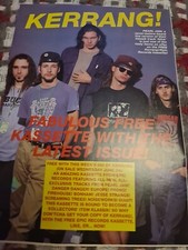 Vintage PEARL JAM EDDIE VEDDER / BLACK SABBATH TONY IOMMI A4 POSTER RAW MAGAZINE