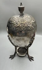 MAPPIN & WEBB ANTIQUE SILVERPLATE EGG BOILER