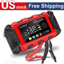 Car Battery Charger Maintainer – 12V Smart Desulfator for Automotive Marine Boat