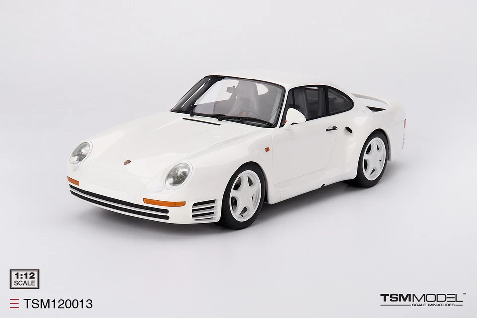 New TrueScale PORSCHE 959 SPORT GP 1983 1:12 Model Car WHITE TSM120013 KidBX - Image 4 of 4