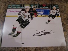 ZACK OSTAPCHUK SIGNED 8X10 MATTE PHOTO VANCOUVER GIANTS (D)