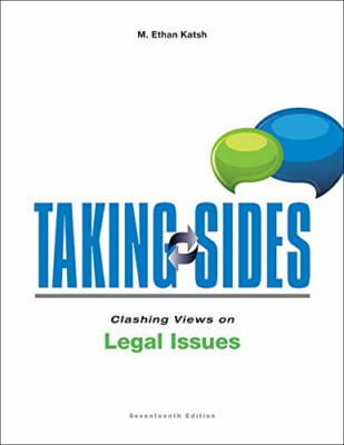 Taking Sides: Clashing Views on Legal Issues - Paperback NEW M. Ethan Katsh  201