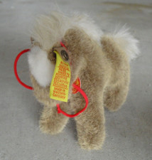 Vintage Mohair Steiff Stompy the Horse or Donkey 6 1/2" Long