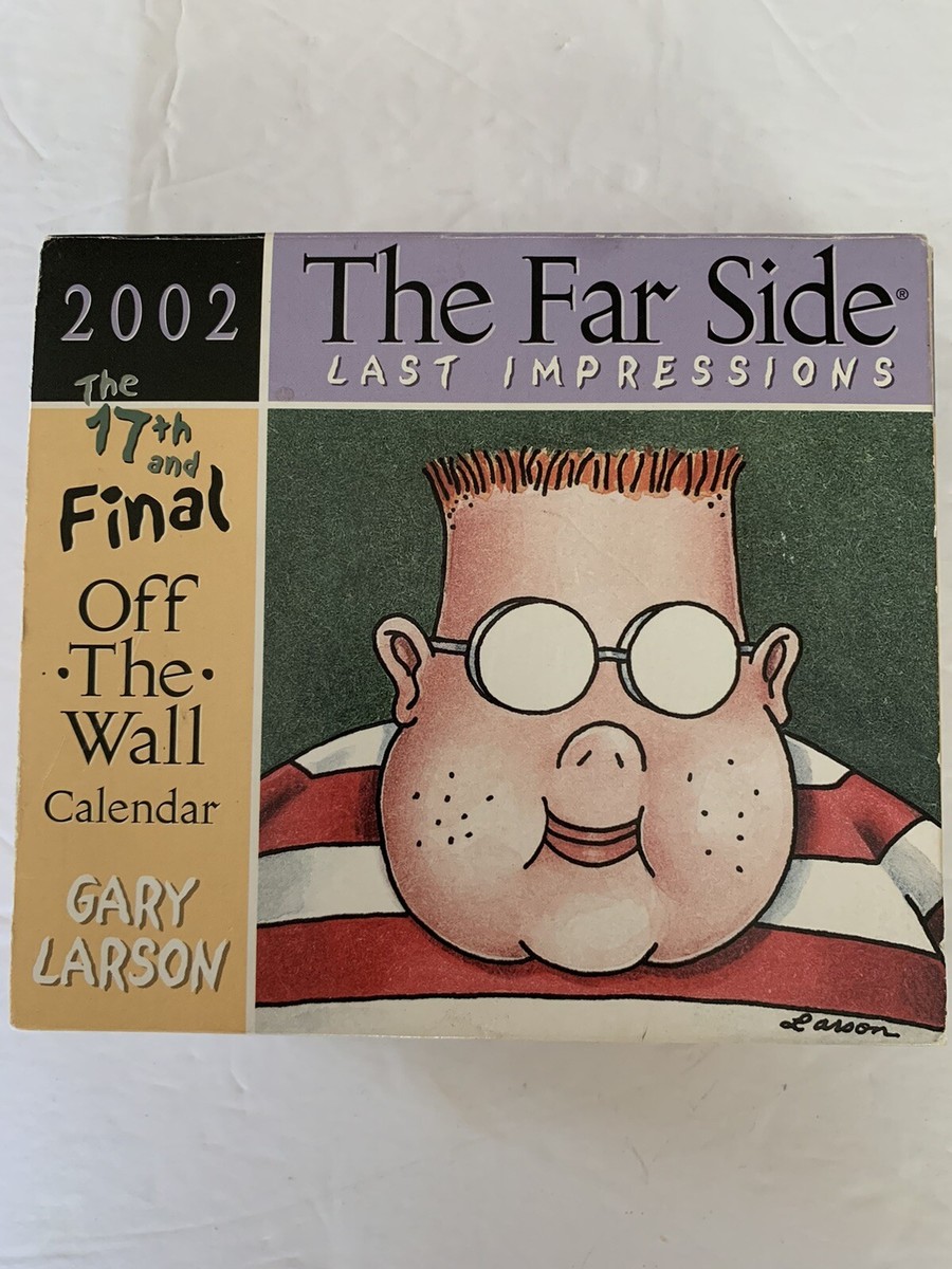 Vintage Far Side 2002 Daily Calendar 17th & Final Off the Wall Last  Impressions | eBay