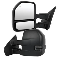Power Heated Tow Mirrors For 2004-2014 Ford F150 F-150 Puddle Light Turn Signal