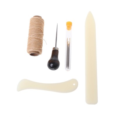 New 11 Pieces Bookbinding Kit Starter Tools Set Folder Paper Sewing