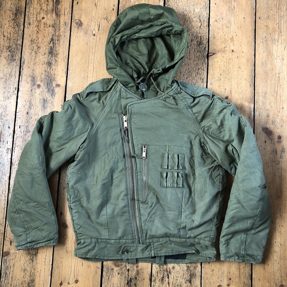 Vintage Canadian Army Jacket, Combat Vehicle Crew. Cold Weather