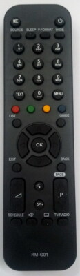 Ersatz Fernbedienung RM-G01  RMG01 für HUMAX Set-Top Box  DVB-T & SAT  HD-FOX-T2