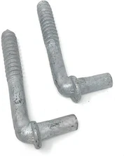 5/8" x 4-1/2" Lag Screws for Chain Link Gate Hinges (Pack of 2)