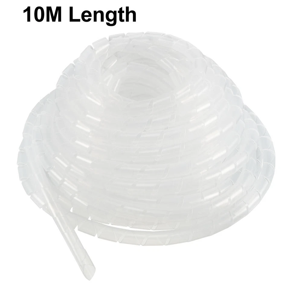 Cable tubo espiral flexible 10mm Envoltura cable Computadora Administrar 10M - Imagen 4 de 4