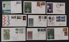 Great Value Collection of 9 old British First Day Covers FDC's from 1967 Lot#146