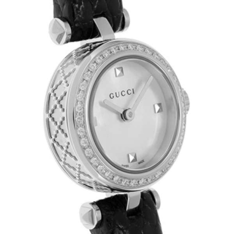 Gucci YA141511 Diamantissima Mother of Pearl Quarts Women's