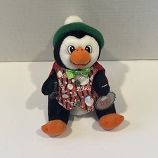 1999 Coca Cola Penguin Bean Bag Doll 0205 with Coke Bottle and mini Coke Bottle