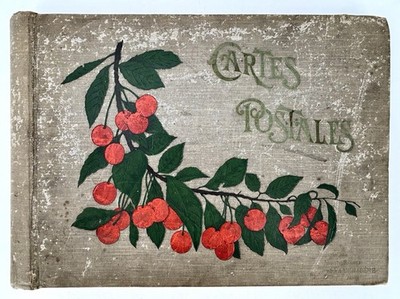 Altes Vintage Französisches Postkartenalbum Cartes Postales Jugendstil / Art Deco LEER