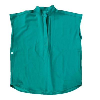 FIGS Rafaela Oversized Scrub Top Hunter Green Women s Sz XXS Limited Edition