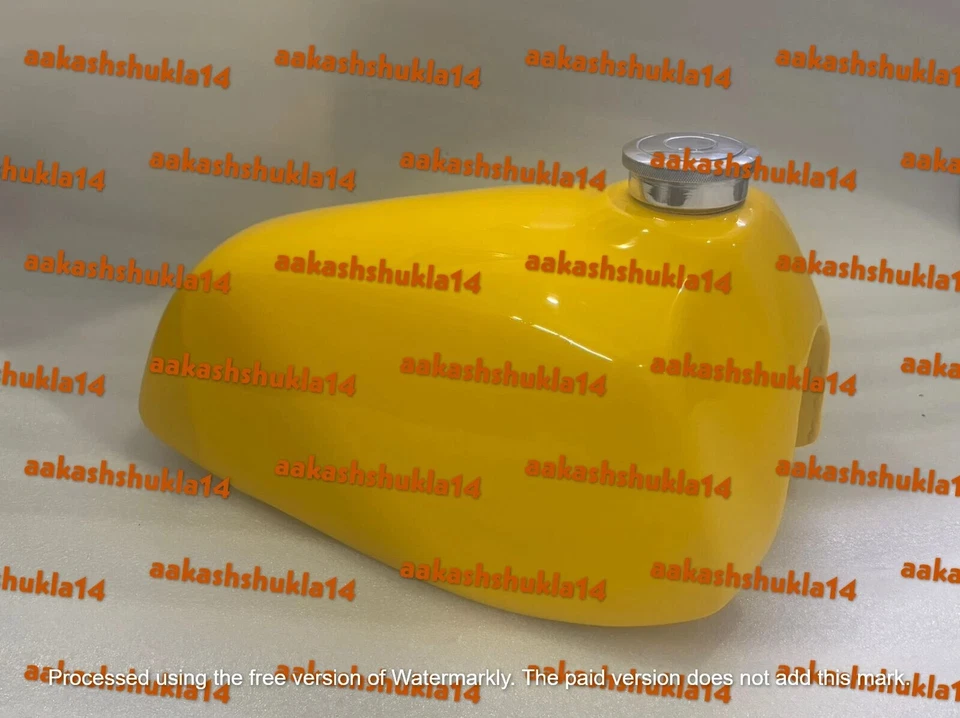 Tanque de combustible pintado de aluminio Fit 1978 Suzuki RM250 RM400 RM 250 400 78 Ahrma 1go Foto 3 de 4