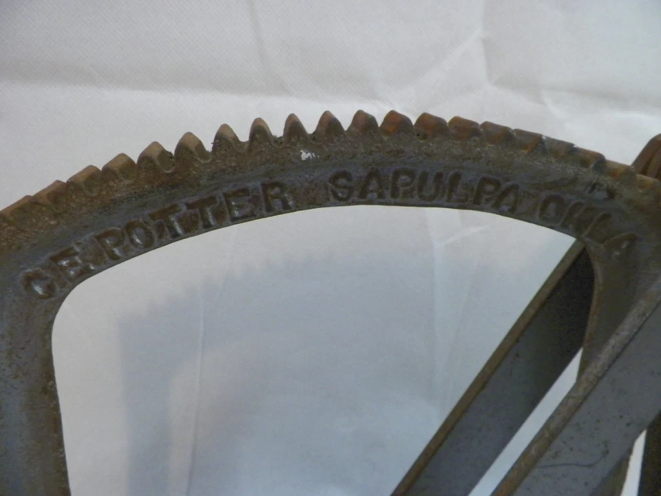 Vintage C.E. Potter Cast Iron Nut Cracker Sapulpa, Oklahoma Nutcracker - Image 2 of 4