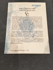 Genuine GSA Certificate Card for Black Box 1883 Carson City Morgan Silver Dollar
