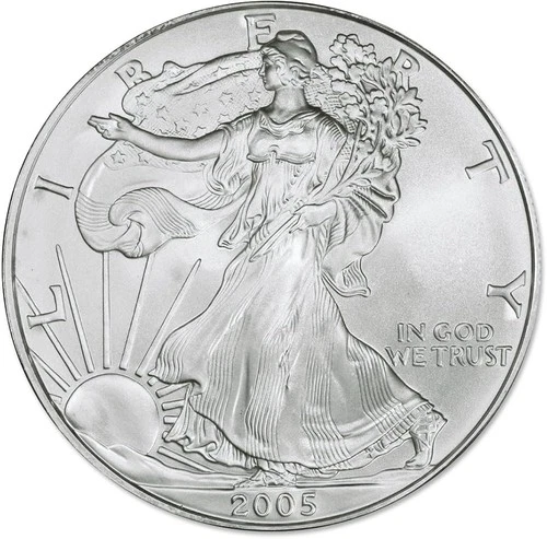2005 $1 American Silver Eagle 1 oz Brilliant Uncirculated