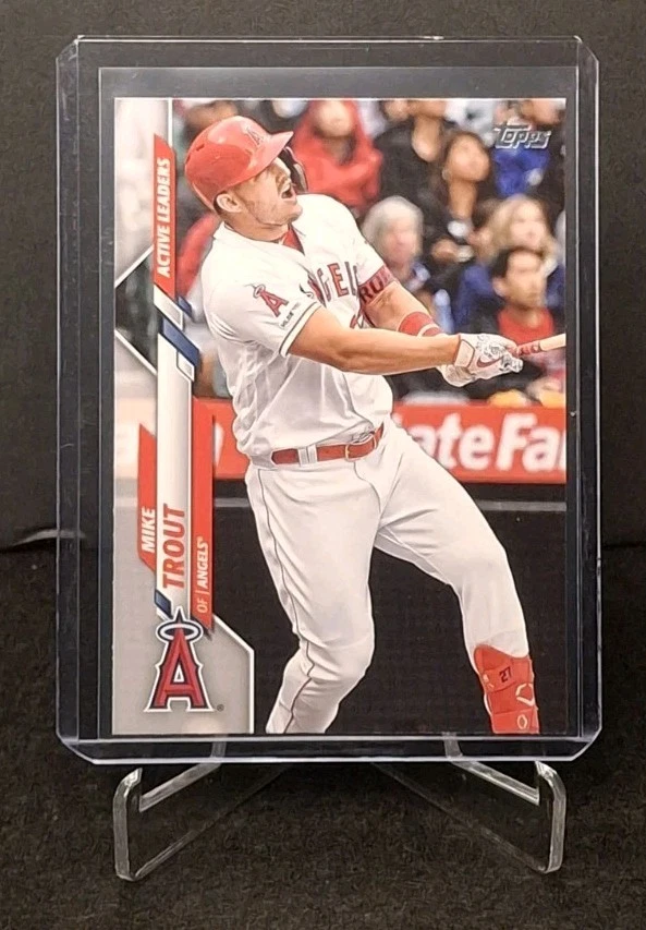 2020 Topps Update Series #U-4, #U-243 & DB-71 Mike Trout Cards Lot with Insert - Image 2 of 4