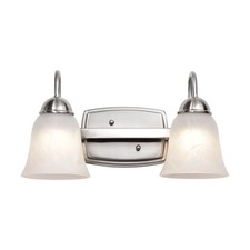 Nuvo 62-1568 LED 15W 2-Light Vanity 3000K Bru...