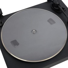 Acrylic Turntable Mat, 12" Clear Platter Slipmat for Record Vinyl Player, Hig...