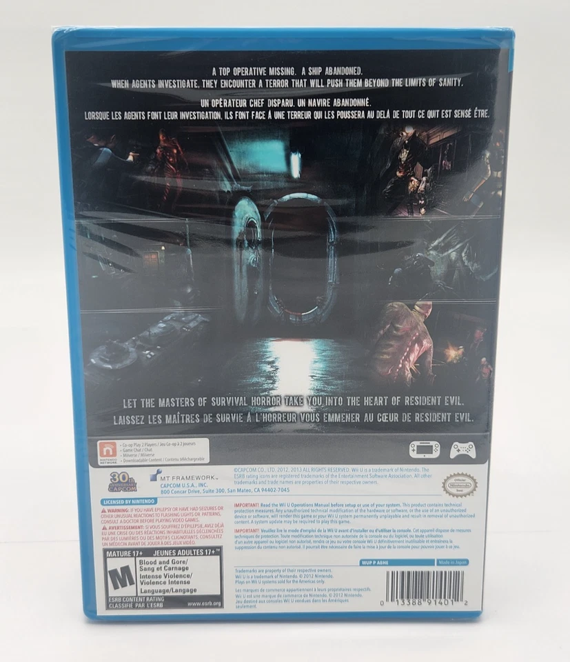 Resident Evil Revelations (Nintendo Wii U, 2013) Brand New Factory Sealed US - Image 2 of 4