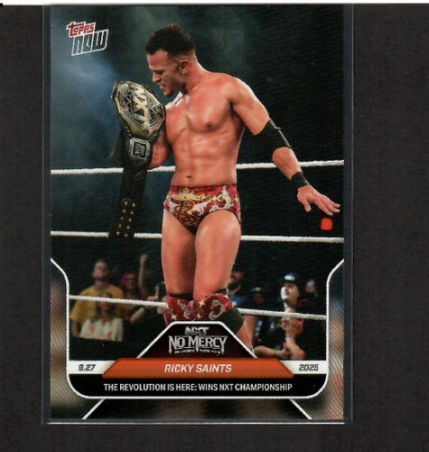 Ricky Saints - 2025 WWE Topps NOW® - Card 100 - PR: 694