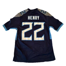 Derrick Henry #22 NFL Tennessee Titans Nike On Field Jersey Authentic Medium