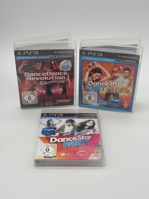 PS3 Sony Playstation 3 Dance Dance Evolution New Moves + Dance Star Party + Hits