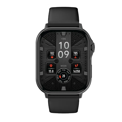 V-Fitness Smart Watch Black 2.1 Inch AMOLED Display with GPS Tracker