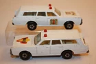Two 1971 Vintage Matchbox Lesney Superfast Mercury Police Station Wagon Cars #55