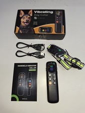 Vibrating Dog Training Collar No Shock Vibration Remote 2000FT Waterproof VT-181