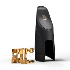 D Addario H Ligature Cap Gold Plated For Bb Clarinet Four Point Design