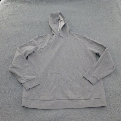 Daniel Hechter Hoodie Sweatshirt Mens Large Gray Pullover Cotton Blend
