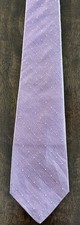 Christian Dior REPP Mens Necktie All Silk Made In USA Pink
