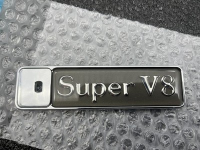 GENUINE NEW JAGUAR SUPER V8 REAR BOOT TRUNK BADGE DAIMLER XJ X308 XJ8 OLD STOCK