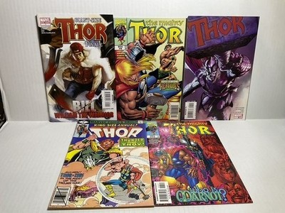 The Mighty THOR Comic Books (Issue 1, 6, 7, 8 & 13) Bronze to Modern Age